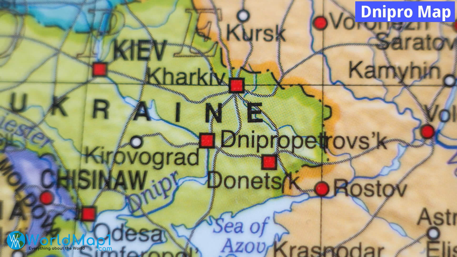 Dnipro Map